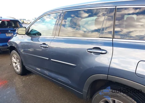 2014 Toyota Highlander Xle V6 из США, поврежденный, VIN 5TDKKRFHXES026288